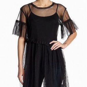 Abound Sheer Black Dress